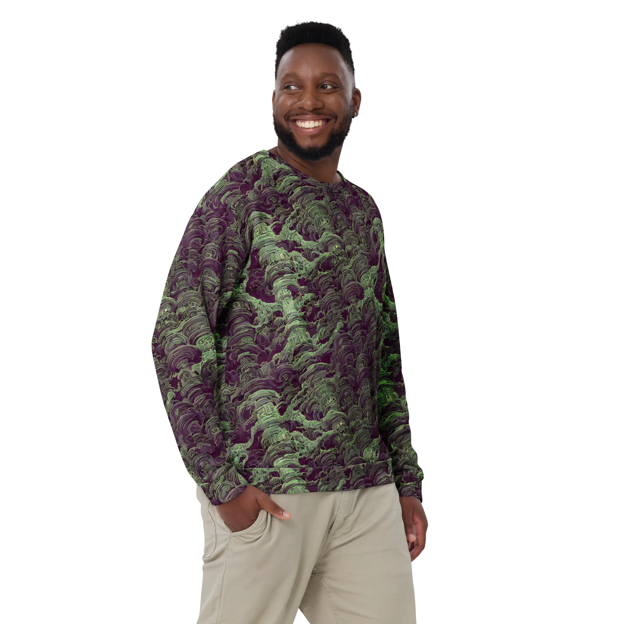 Knab Whorls on Sweatshirt — Front