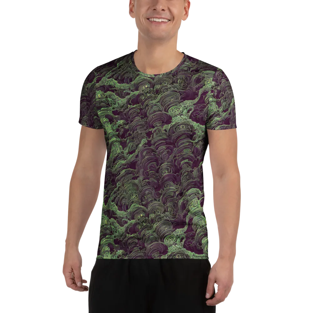 Knab Whorls on Men's Athletic T-Shirt — Front