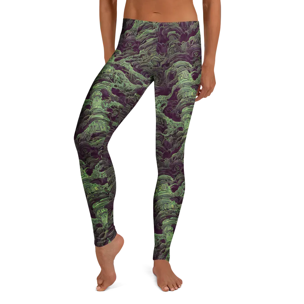 Knab Whorls on Leggings — Front