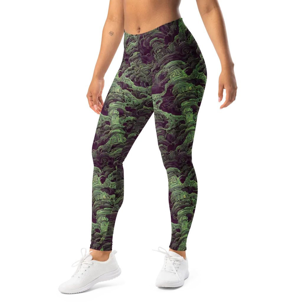 Knab Whorls on Leggings — Left Front