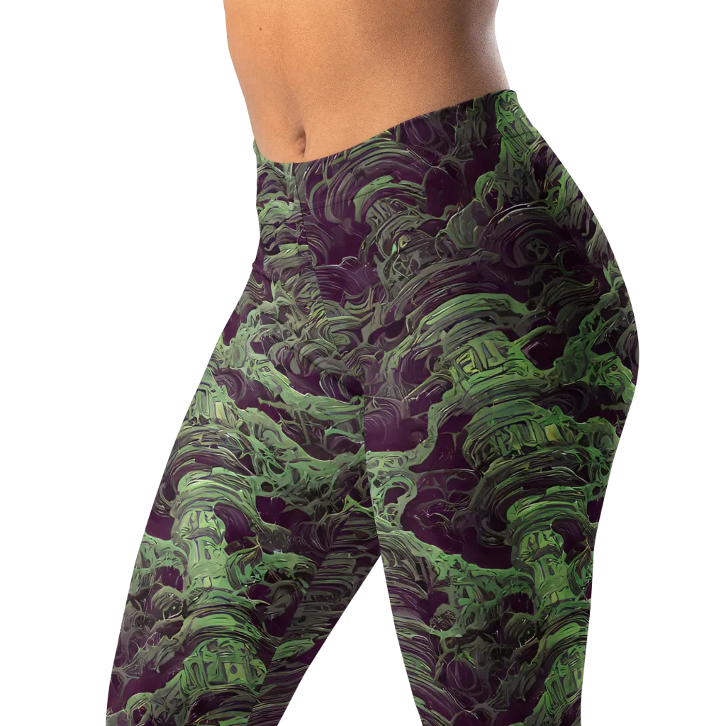 Knab Whorls on Leggings — Left Front