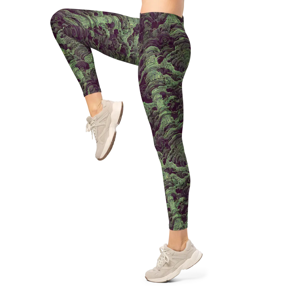 Knab Whorls on Leggings — Left
