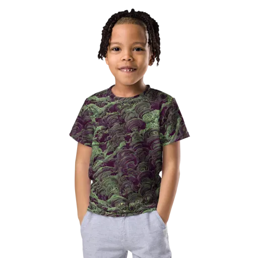 Knab Whorls on a Kids Crew Neck T-Shirt