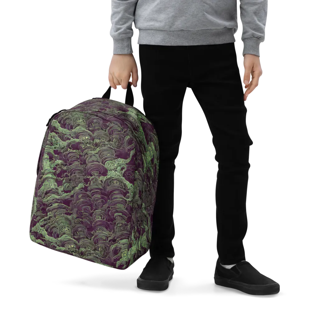 Knab Whorls on Minimalist Backpack — Zoomed-in