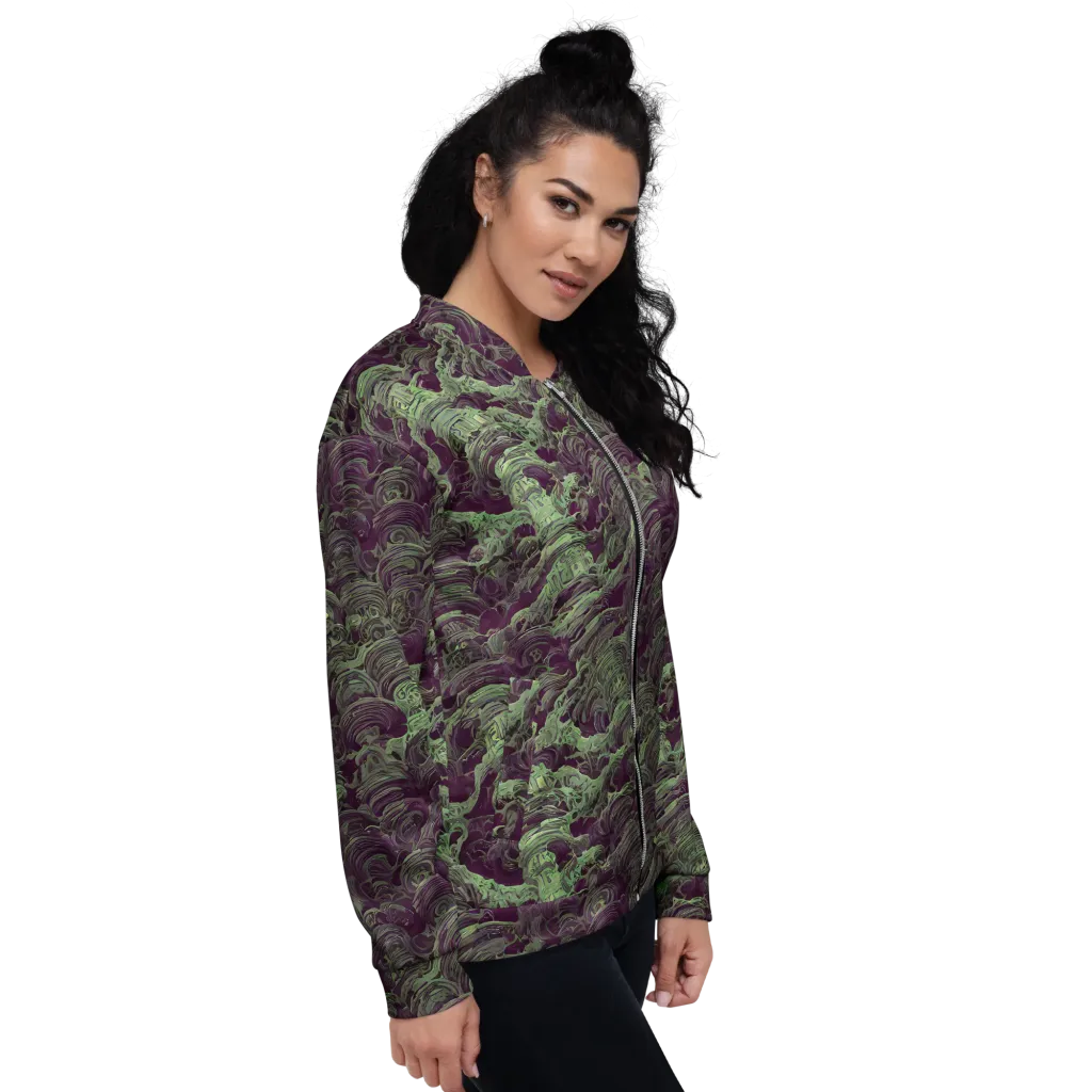 Knab Whorls on Bomber Jacket — Right