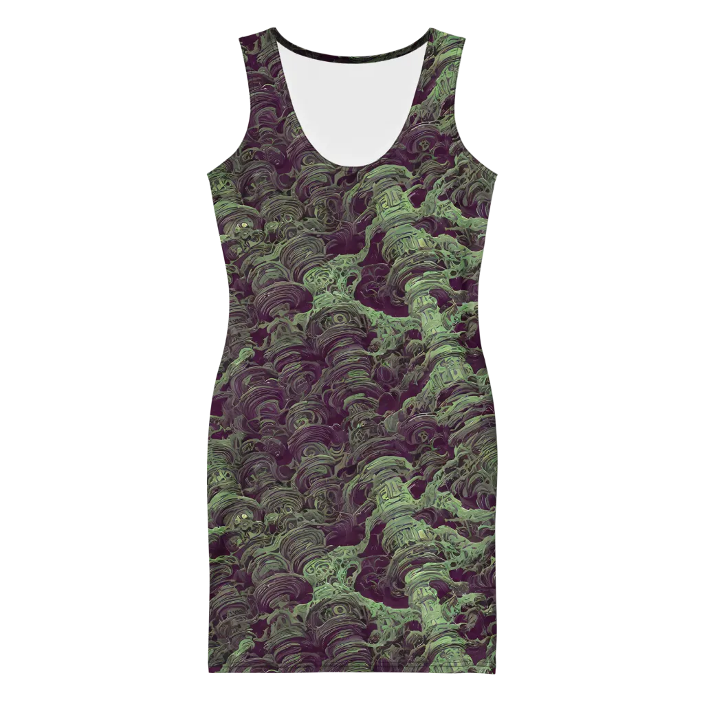 Knab Whorls on Bodycon Dress — Front