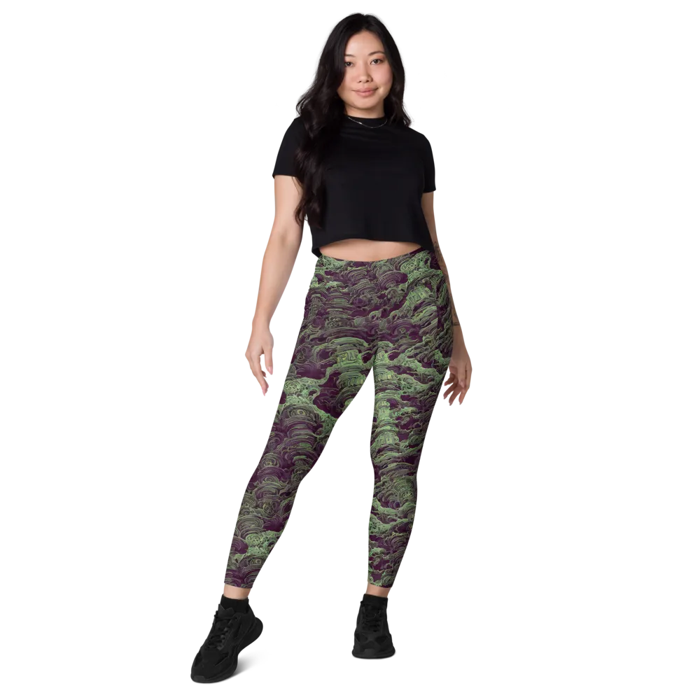 Knab Whorls on Leggings with Pockets — Front