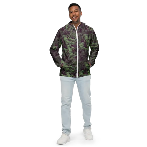 Knab Whorls on a Men's Windbreaker