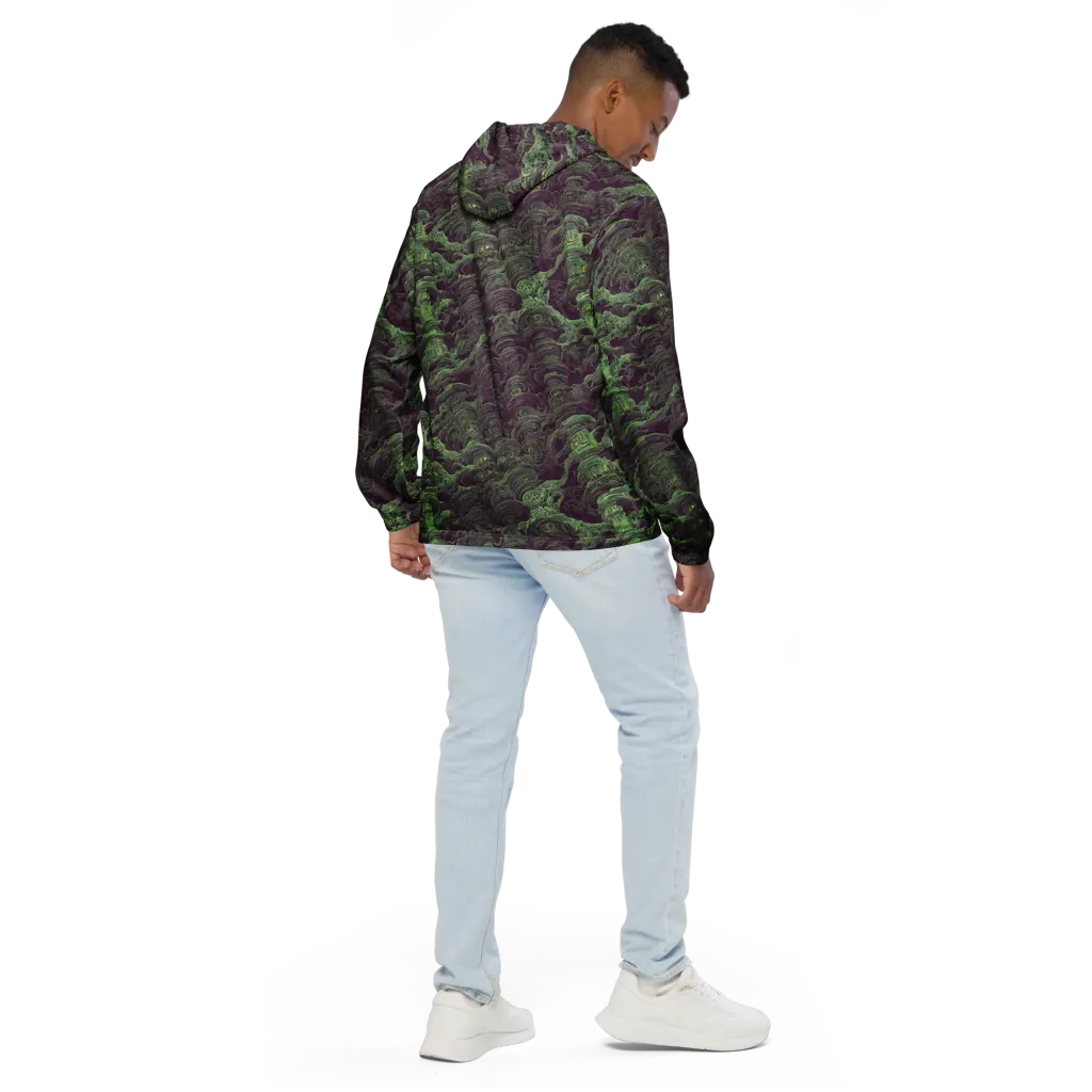Knab Whorls on Men's Windbreaker — Back