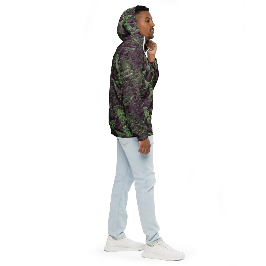 Knab Whorls on Men's Windbreaker — Right