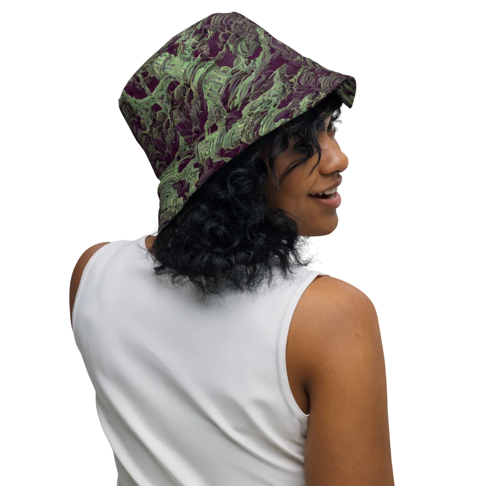 Knab Whorls on Reversible Bucket Hat — Right Outside