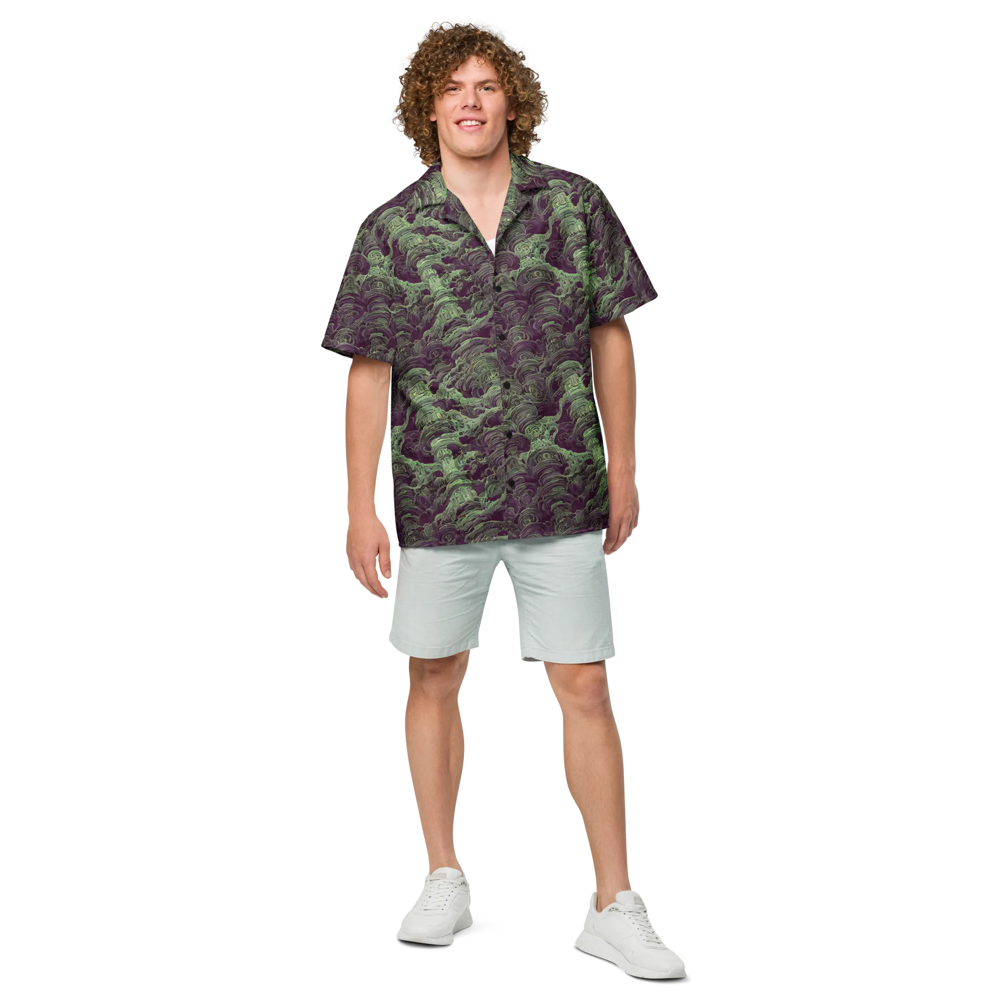 Knab Whorls on Button Shirt — Front