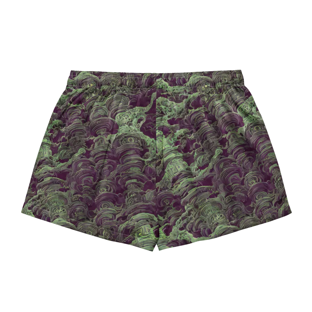 Knab Whorls on Women's Pajama Shorts — Back