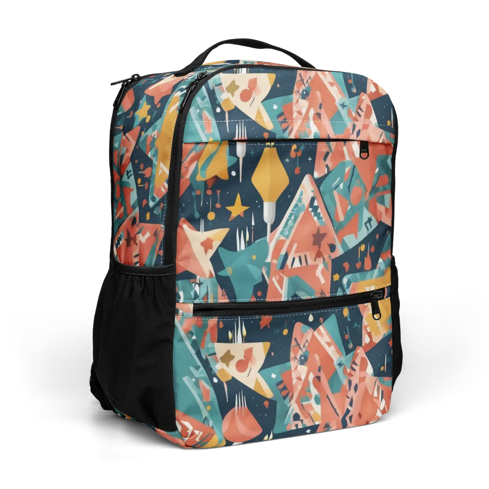Neon Supper Club on Utility Backpack — Right Front