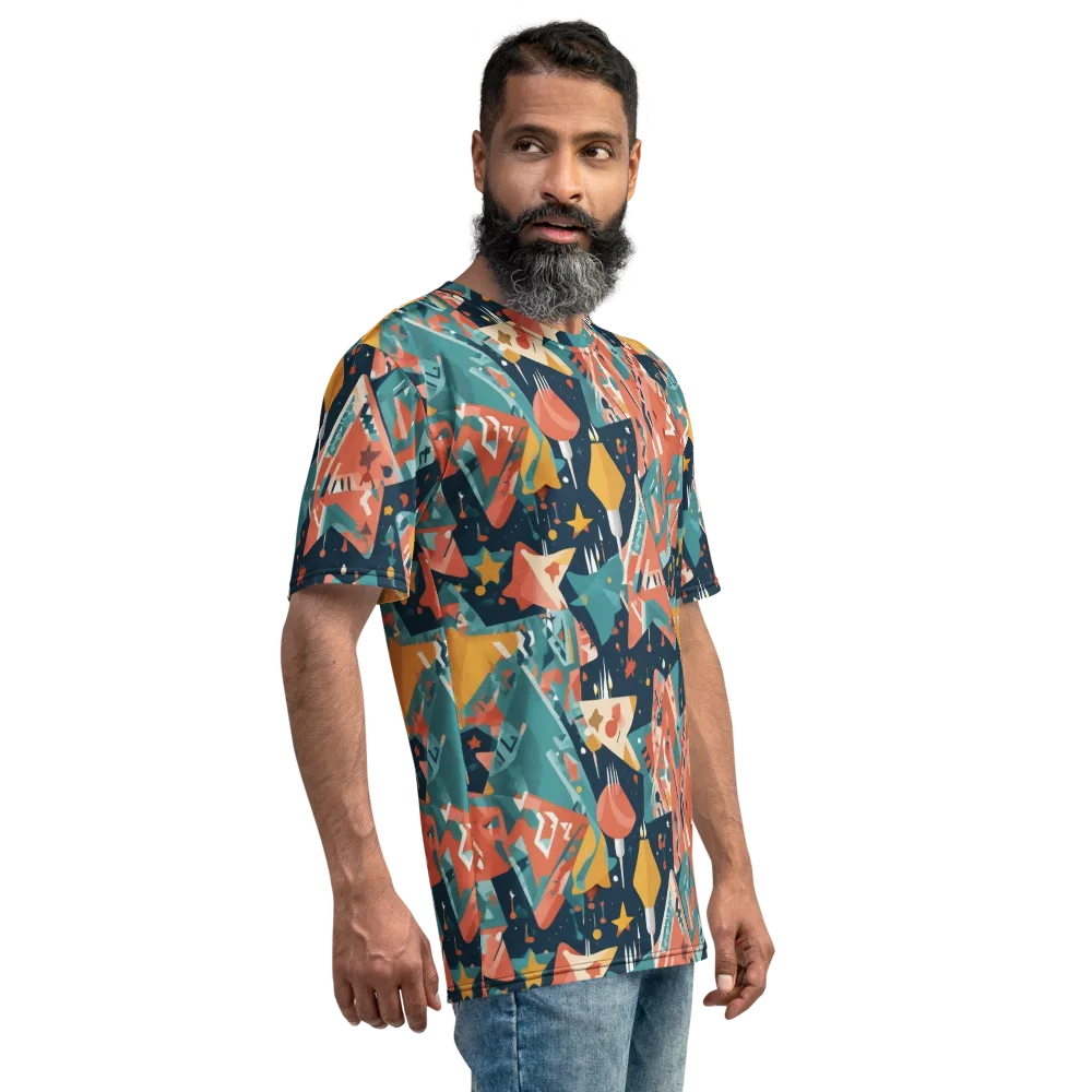 Neon Supper Club on Men's Crew Neck T-Shirt — Right