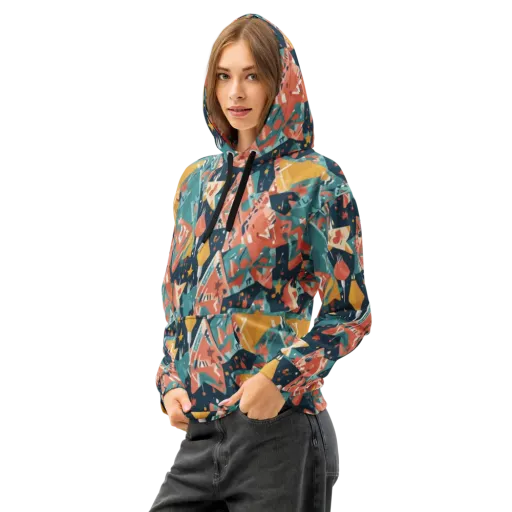 Neon Supper Club on a Cotton Hoodie