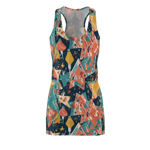 Neon Supper Club on a Racerback Dress
