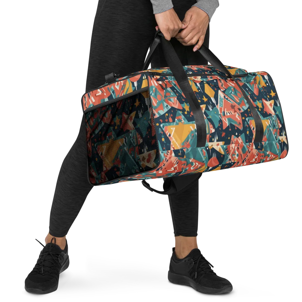 Neon Supper Club on Duffle Bag — Right Front