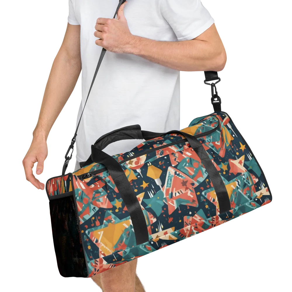 Neon Supper Club on Duffle Bag — Right Front