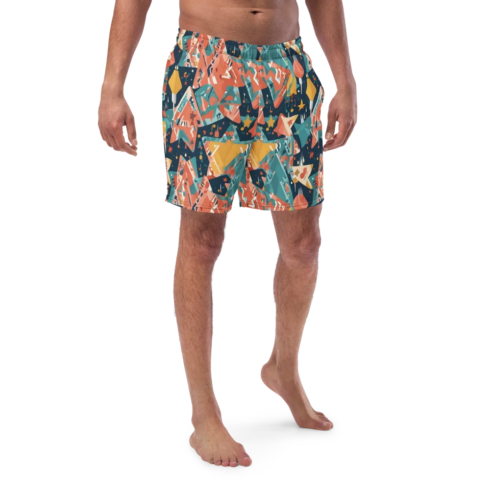 Neon Supper Club on Swim Trunks — Front
