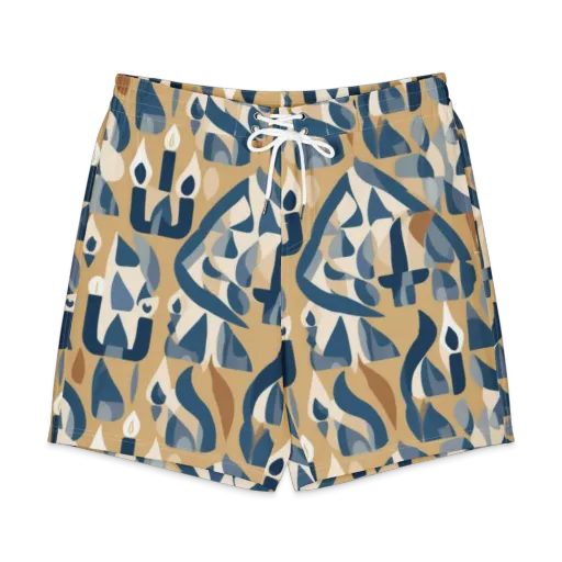 Candle Current on Men's Board Shorts
