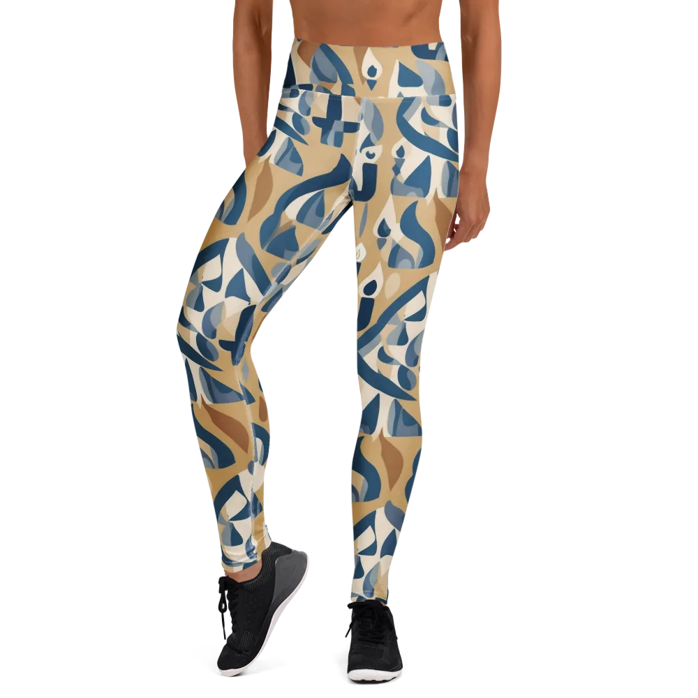 Candle Current on Yoga Leggings — Front