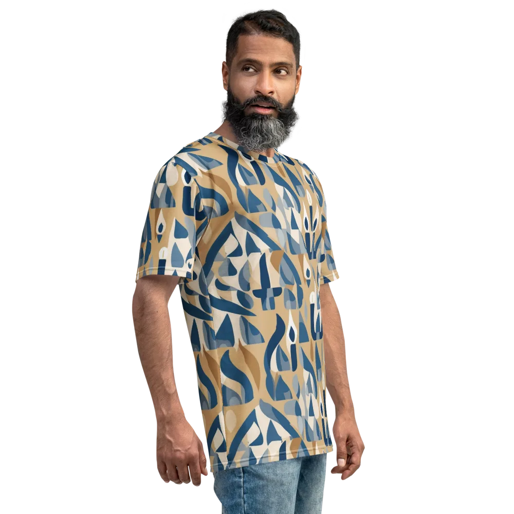 Candle Current on Men's Crew Neck T-Shirt — Right
