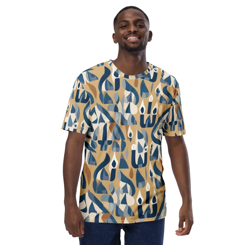 Candle Current on Men's Crew Neck T-Shirt — Front