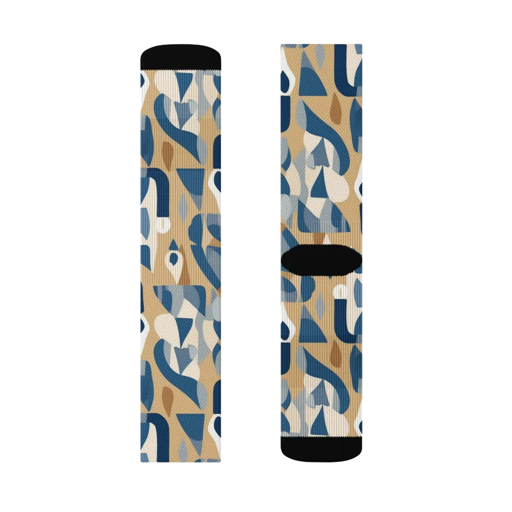 Candle Current on Socks — Left Sock