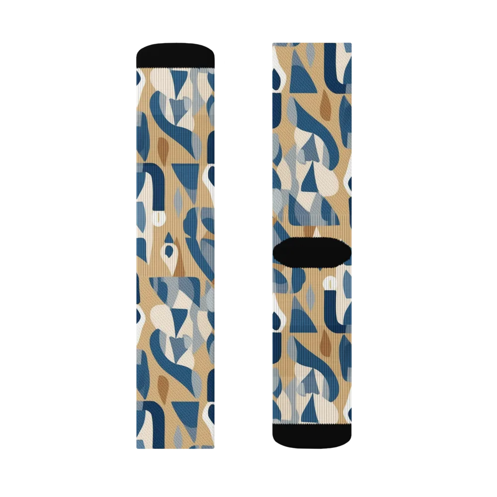 Candle Current on Socks — Right Sock