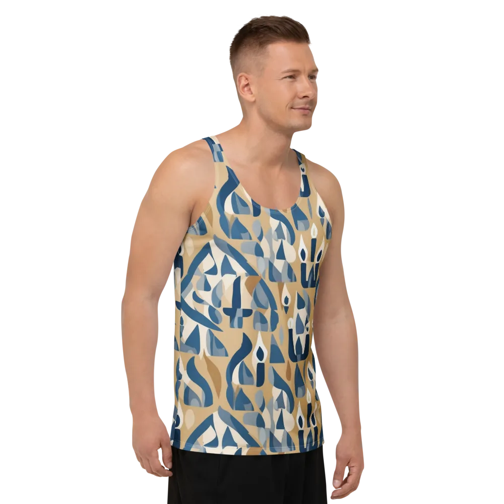 Candle Current on Men's Tank Top — Right Front