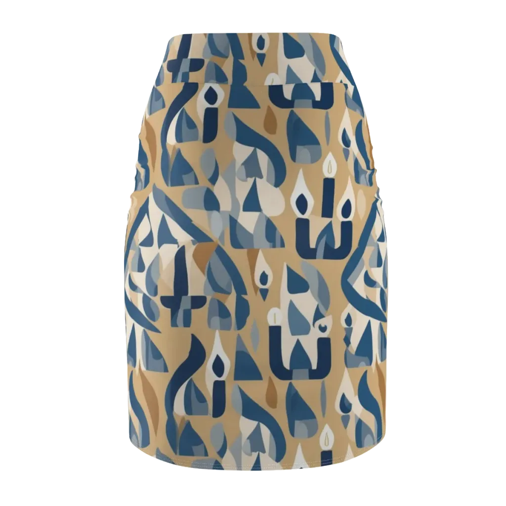 Candle Current on Pencil Skirt — Back