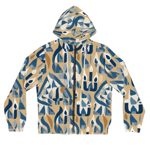 Candle Current on a Women's Full-Zip Hoodie