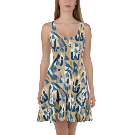Candle Current on a Skater Dress