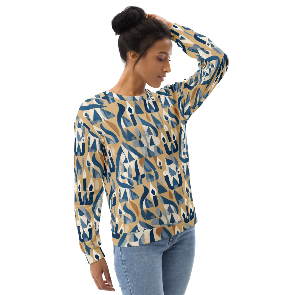 Candle Current on Sweatshirt — Right Front