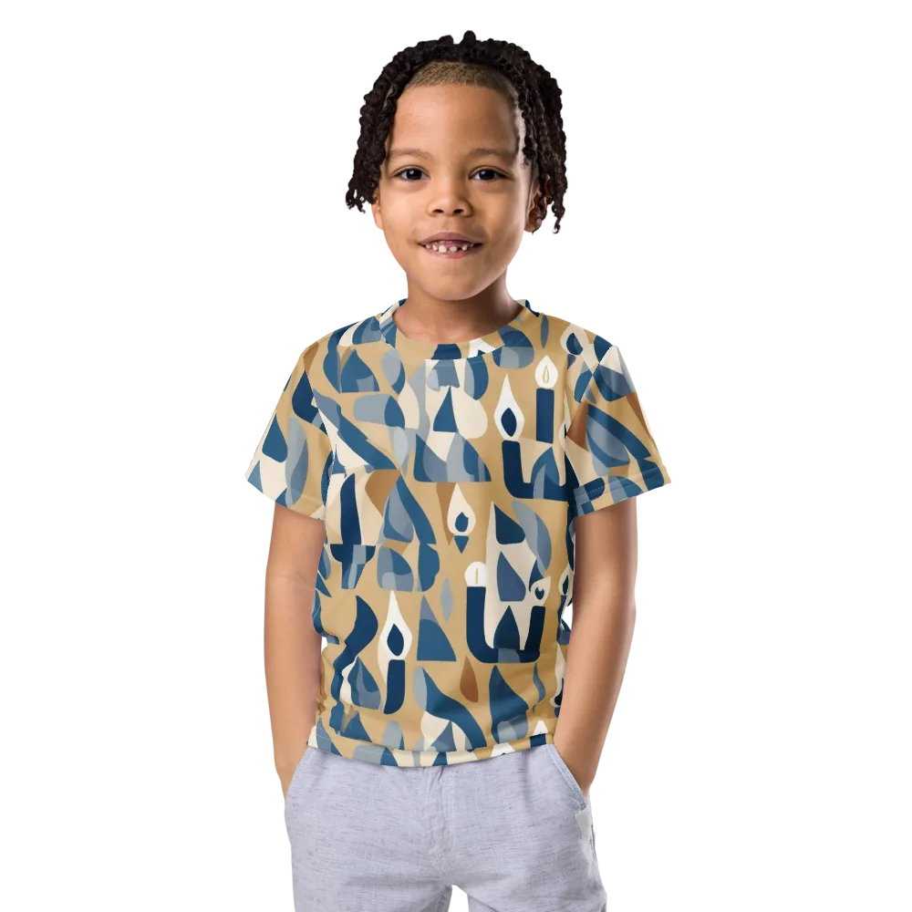 Candle Current on Kids Crew Neck T-Shirt — Front