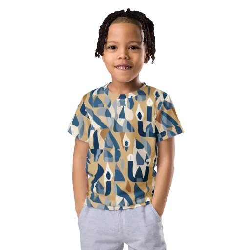 Candle Current on a Kids Crew Neck T-Shirt