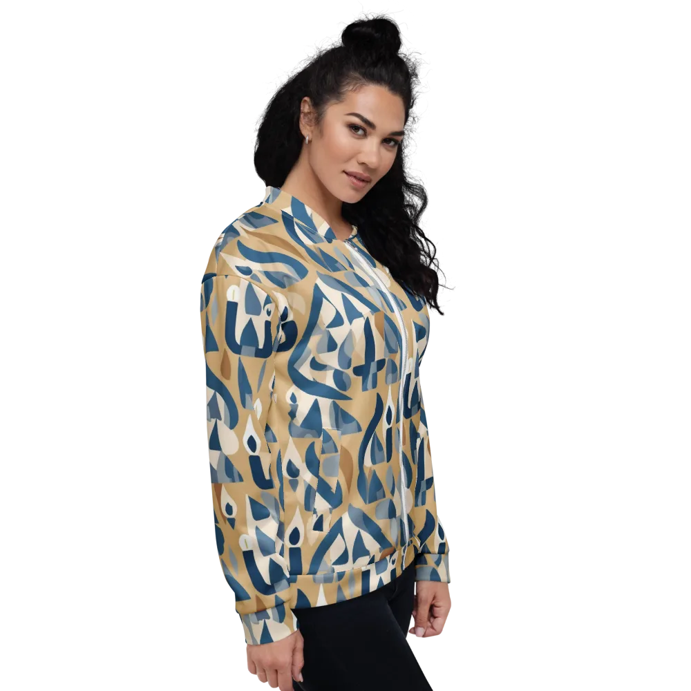 Candle Current on Bomber Jacket — Right