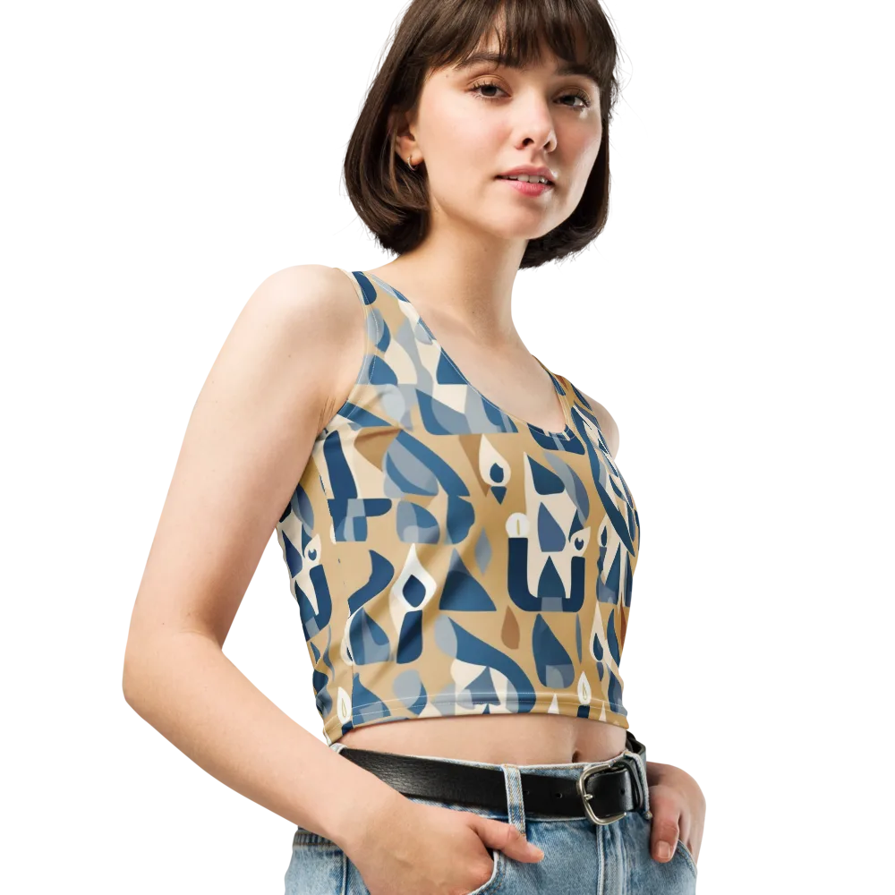Candle Current on Crop Top — Right Front