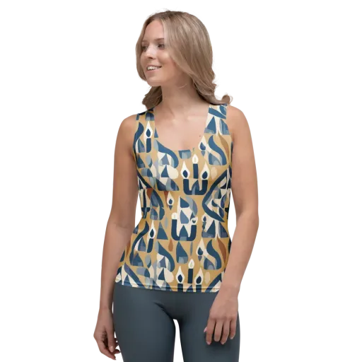 Candle Current on a Women's Tank Top