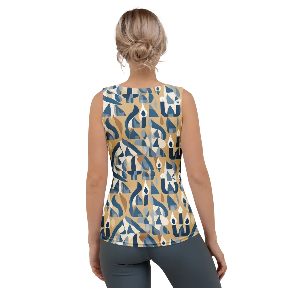 Candle Current on Women's Tank Top — Back