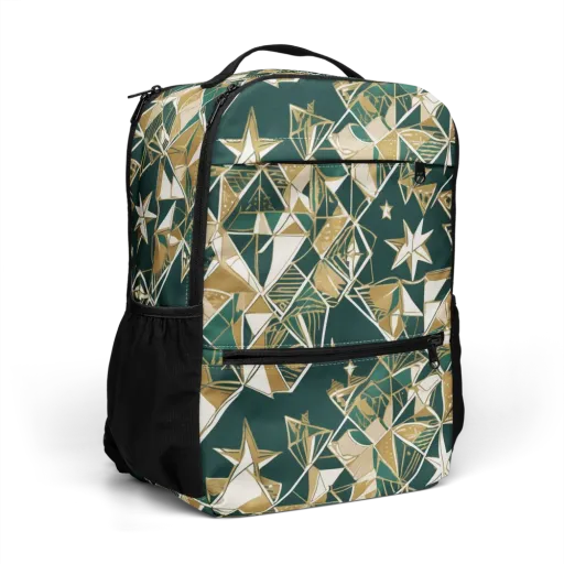 Gilded Origami on a Utility Backpack