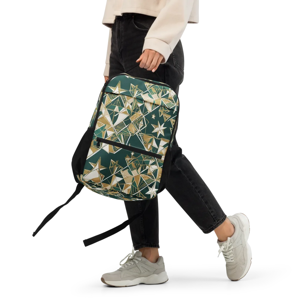 Gilded Origami on Utility Backpack — Front