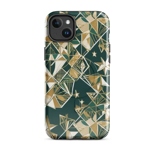 Gilded Origami on a MagSafe Tough Case for iPhone®