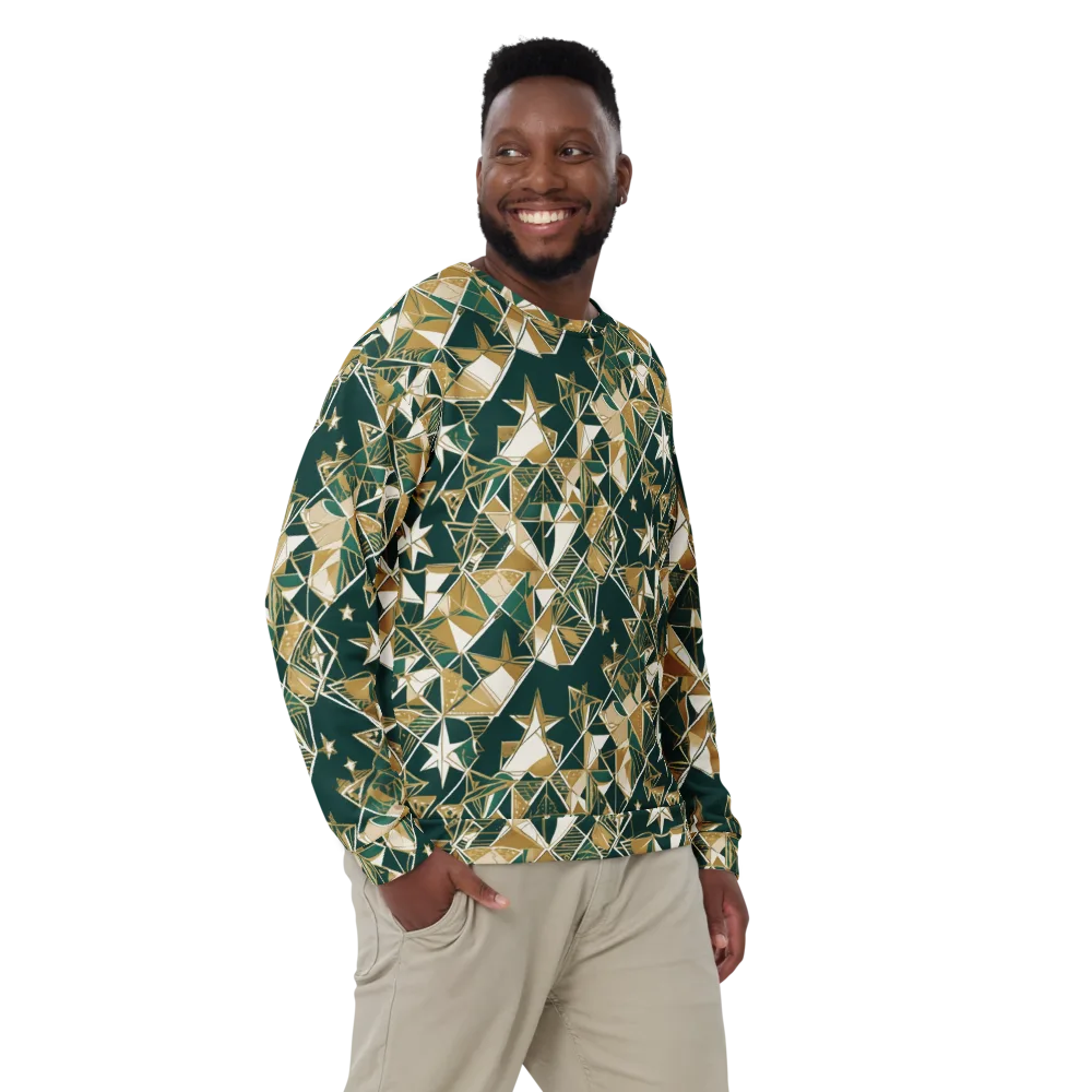 Gilded Origami on Sweatshirt — Front