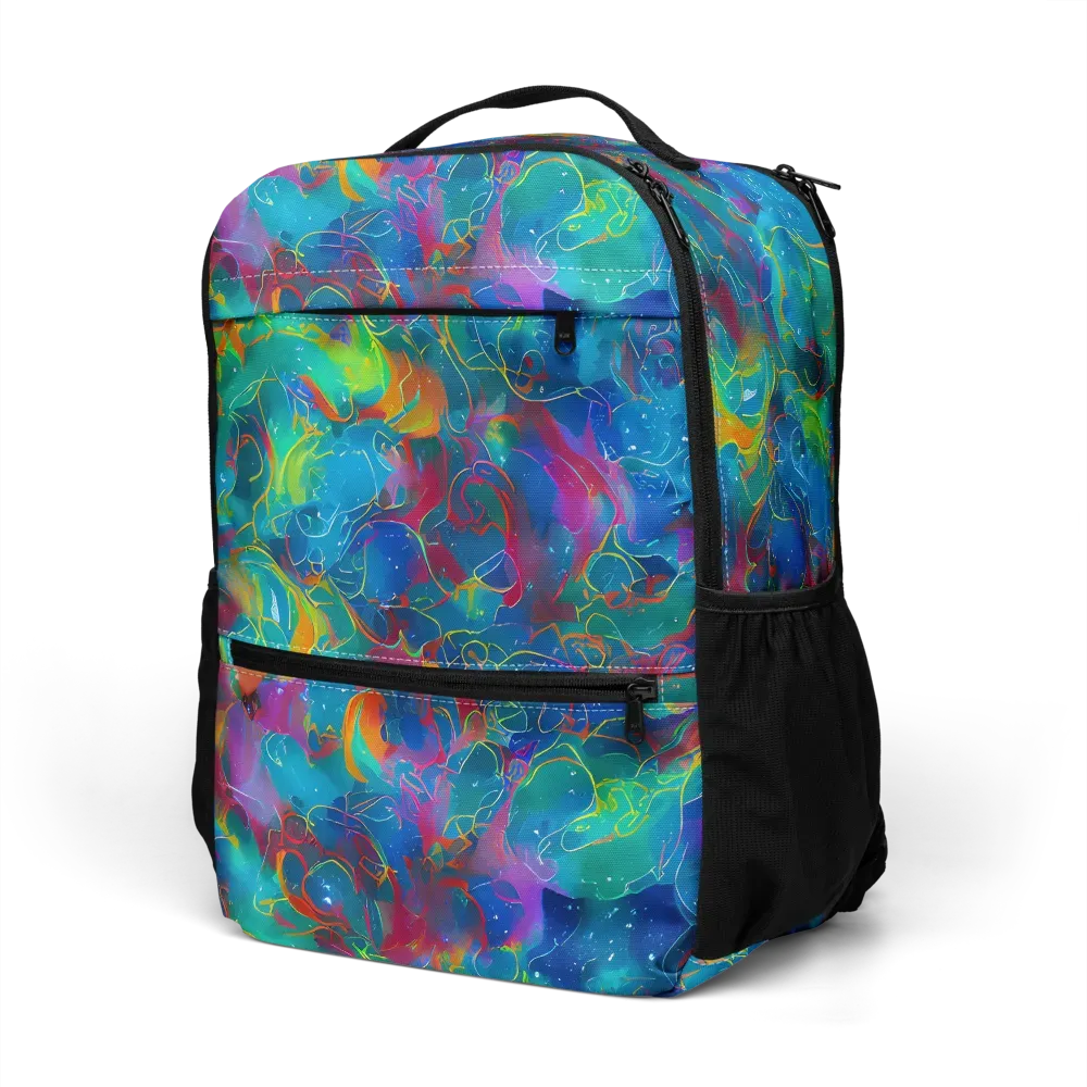 Chromatic Tidalwave on Utility Backpack — Left Front