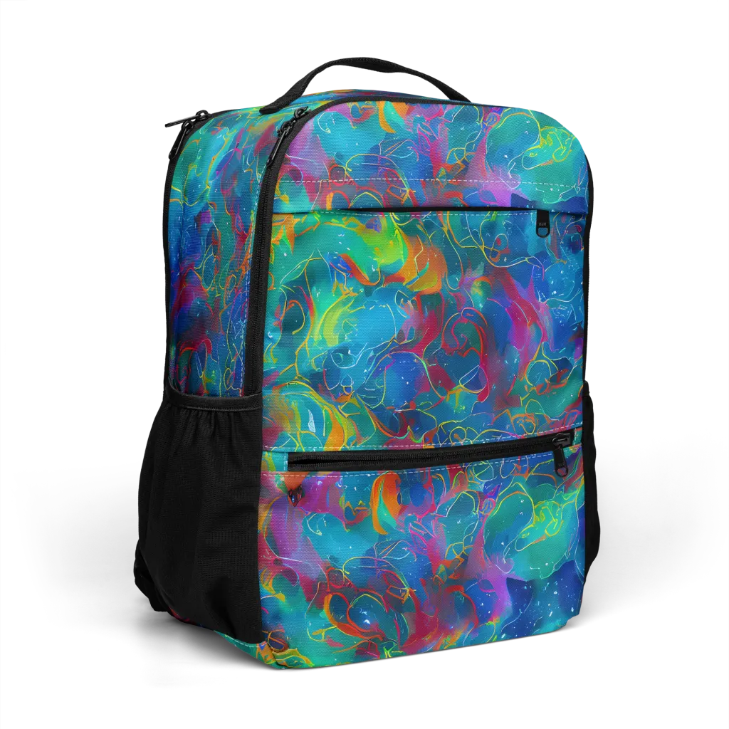 Chromatic Tidalwave on Utility Backpack — Right Front