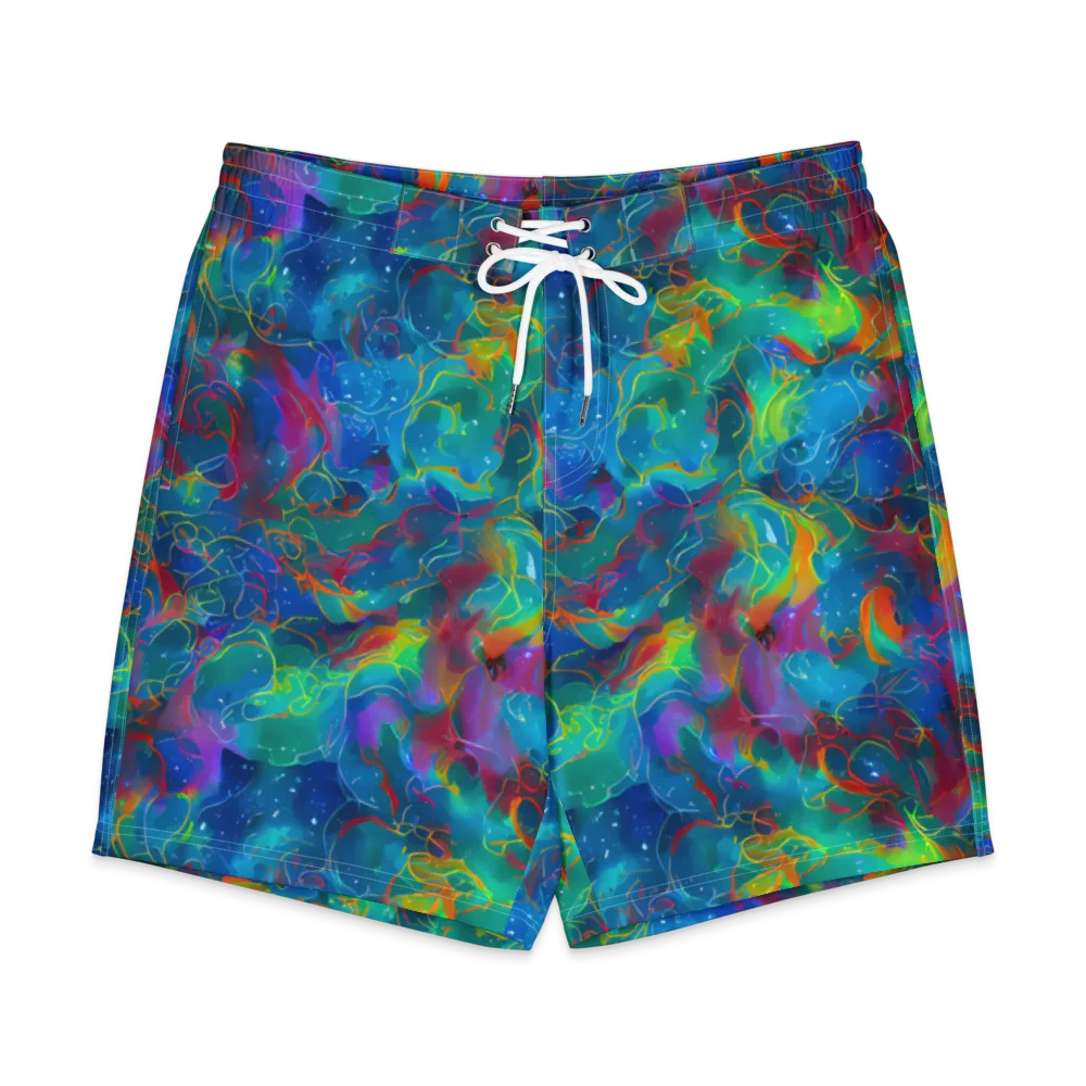 Chromatic Tidalwave on Men's Board Shorts — Front
