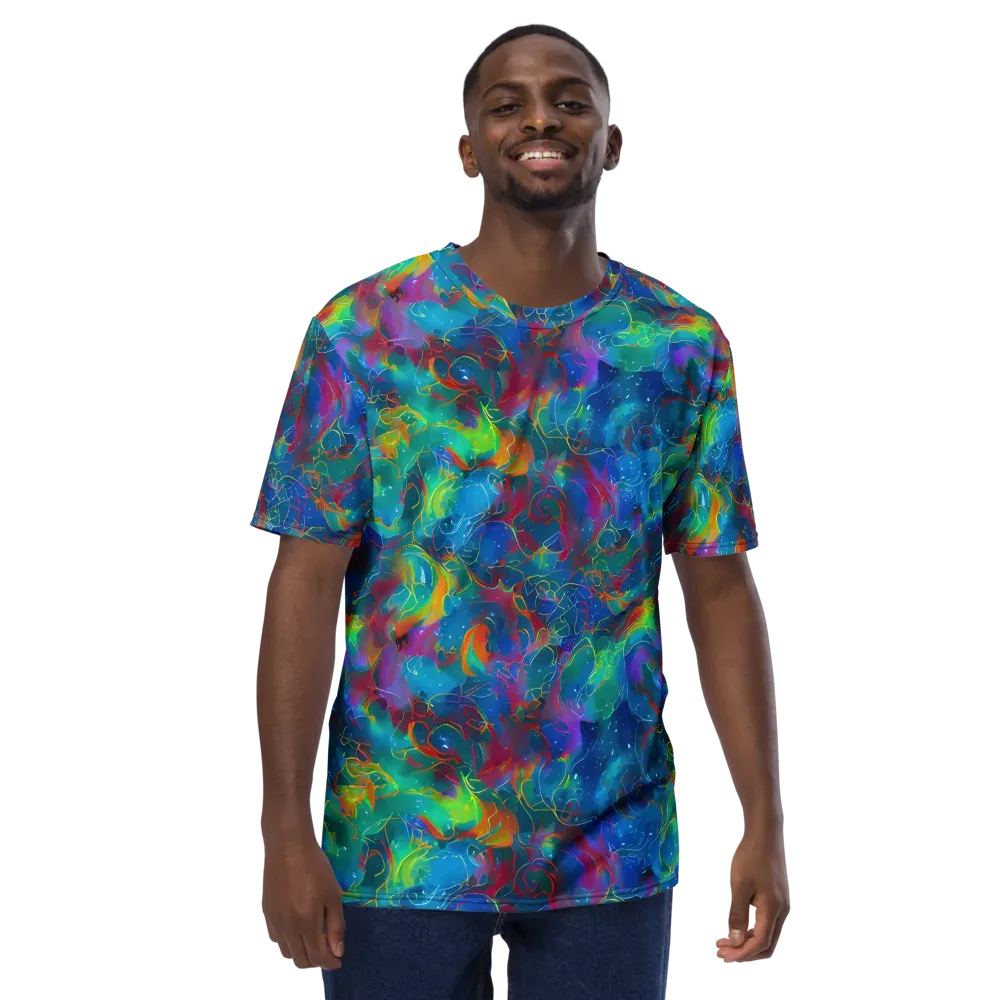 Chromatic Tidalwave on Men's Crew Neck T-Shirt — Front
