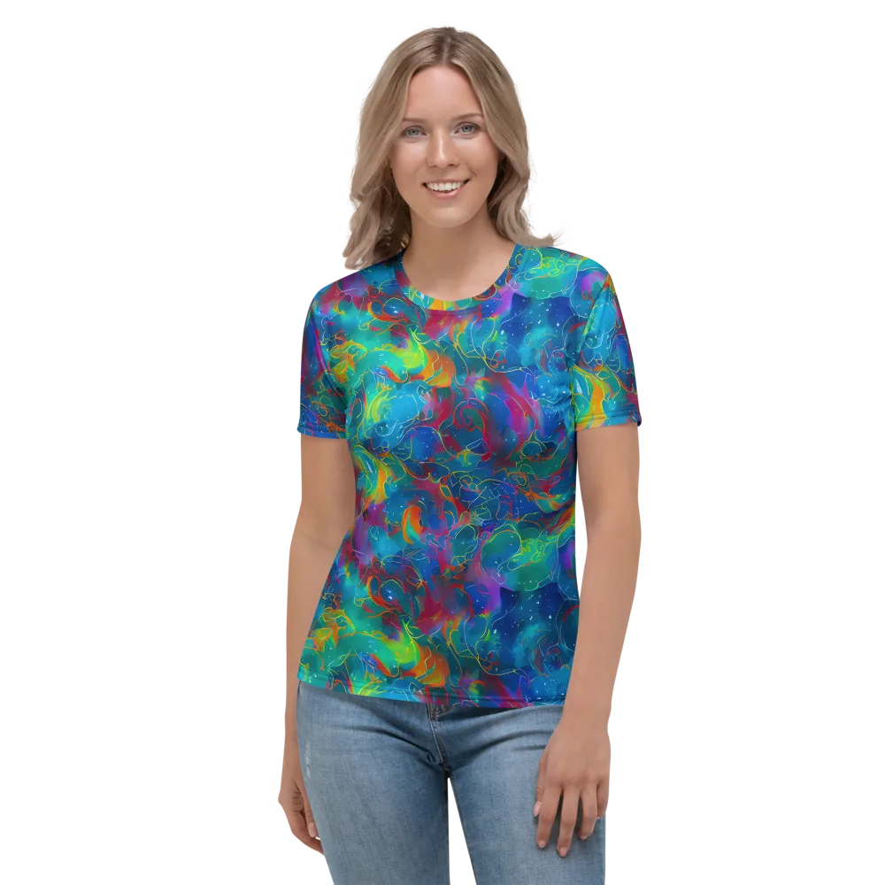 Chromatic Tidalwave on Women's Crew Neck T-Shirt — Front